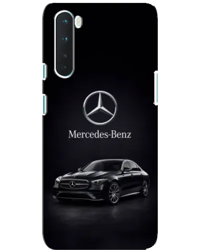 Чехол для OnePlus Nord с картинкой «Mercedes — решетка радиатора»