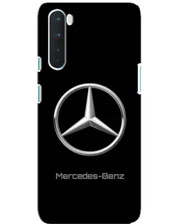 Чехол для OnePlus Nord с картинкой «Mercedes Silver Logo»