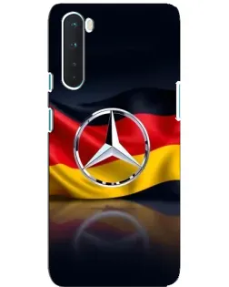 Чехол для OnePlus Nord с картинкой «Mercedes — флаг Германии»
