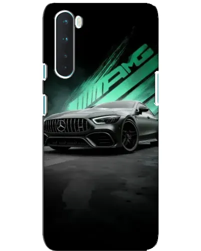 Чехол для OnePlus Nord с картинкой «Темный Mercedes AMG»