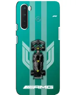 Чехол для OnePlus Nord с картинкой «Mercedes AMG Petronas»
