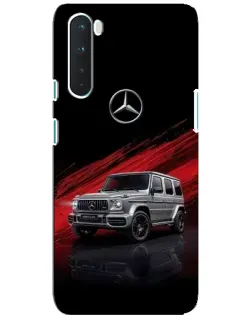 Чехол для OnePlus Nord с картинкой «Mercedes G-Class красный»