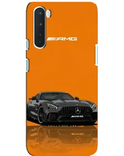Чехол для OnePlus Nord с картинкой «Оранжевый Mercedes AMG»