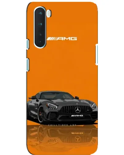 Чехол для OnePlus Nord с картинкой «Оранжевый Mercedes AMG»