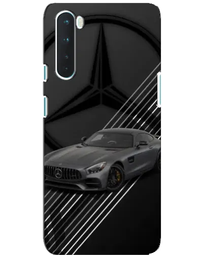 Чехол для OnePlus Nord с картинкой «Mercedes AMG — графика»