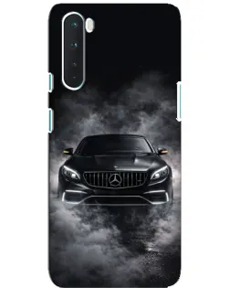 Чехол для OnePlus Nord с картинкой «Mercedes в дыму»
