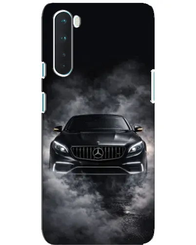 Чехол для OnePlus Nord с картинкой «Mercedes в дыму»