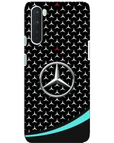 Чехол для OnePlus Nord с картинкой «Mercedes — бирюзовый акцент»