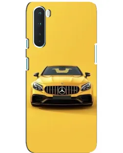 Чехол для OnePlus Nord с картинкой «Желтый Mercedes GT»