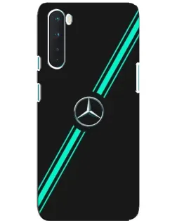 Чехол для OnePlus Nord с картинкой «Спортивные линии Mercedes» Чехол для OnePlus Nord с картинкой «Спортивные линии Mercedes»
