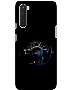 Чехол для OnePlus Nord с картинкой «Салон Audi — руль» Чехол для OnePlus Nord с картинкой «Салон Audi — руль»