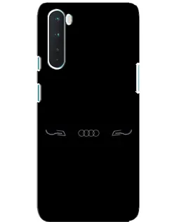 Чехол для OnePlus Nord с картинкой «Audi — световой подпись»