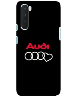 Чехол для OnePlus Nord с картинкой «Логотип Audi Heart»