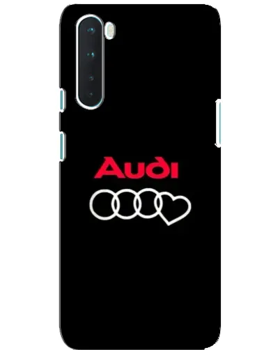 Чехол для OnePlus Nord с картинкой «Логотип Audi Heart»
