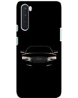 Чехол для OnePlus Nord с картинкой «Audi — ночной контур»