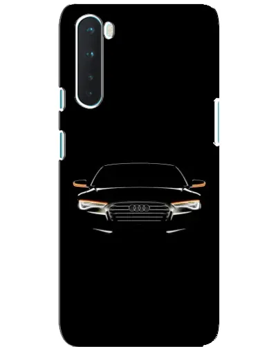 Чехол для OnePlus Nord с картинкой «Audi — ночной контур»