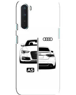 Чехол для OnePlus Nord с картинкой «Audi — контрастный дизайн»
