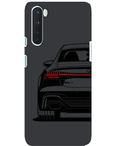 Чехол для OnePlus Nord с картинкой «Задняя часть Audi — арт»