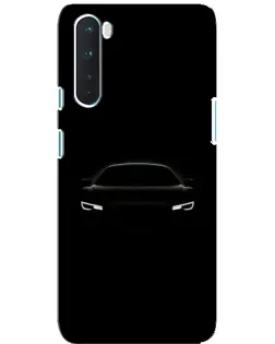 Чехол для OnePlus Nord с картинкой «Взгляд Audi в темноте»