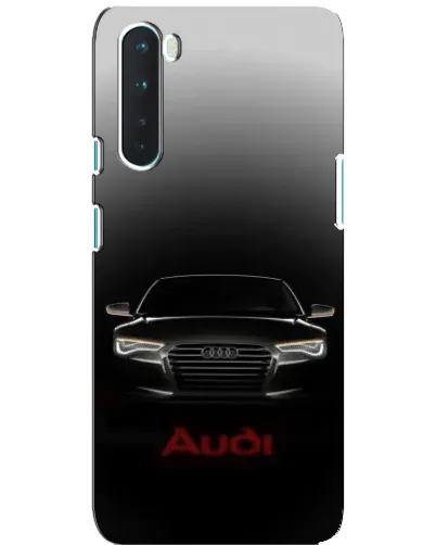 Чехол для OnePlus Nord с картинкой «Audi — градиентный контур»