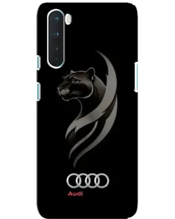 Чехол для OnePlus Nord с картинкой «Графика — пантера и Audi»