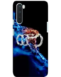 Чехол для OnePlus Nord с картинкой «Энергия лого Audi»