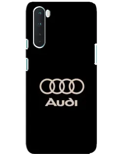 Чехол для OnePlus Nord с картинкой «Audi — золотой логотип»