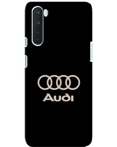 Чехол для OnePlus Nord с картинкой «Audi — золотой логотип»