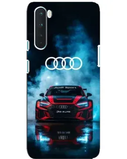 Чехол для OnePlus Nord с картинкой «Audi Sport — неон»