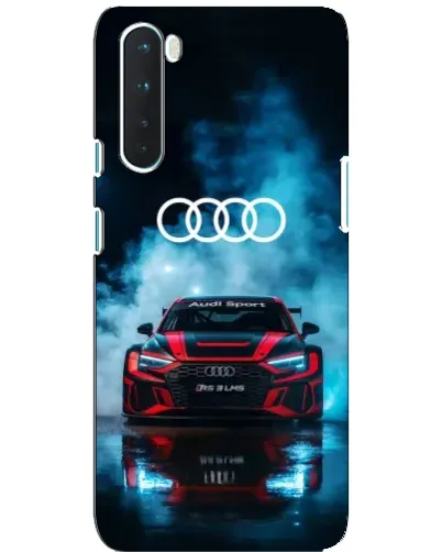 Чехол для OnePlus Nord с картинкой «Audi Sport — неон»