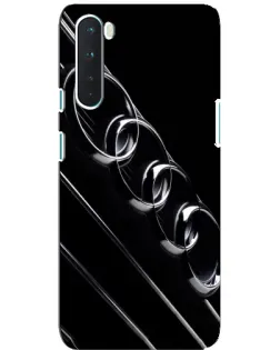 Чехол для OnePlus Nord с картинкой «Audi — абстрактные кольца»