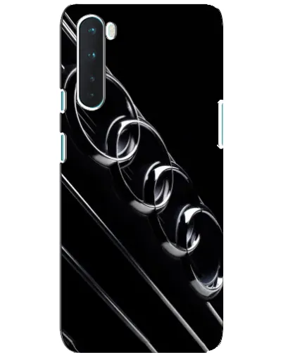Чехол для OnePlus Nord с картинкой «Audi — абстрактные кольца»