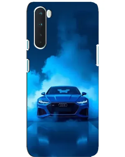 Чехол для OnePlus Nord с картинкой «Audi — голубая энергия»