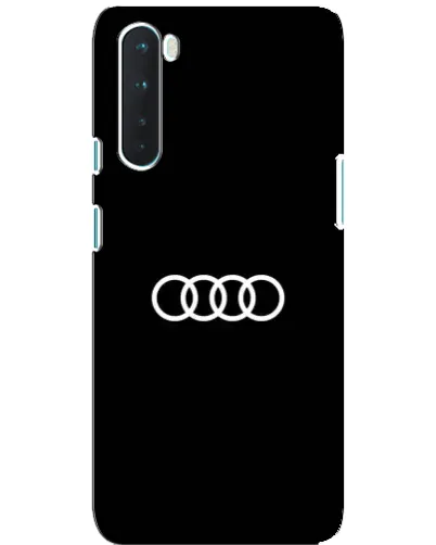 Чехол для OnePlus Nord с картинкой «Audi White Logo»