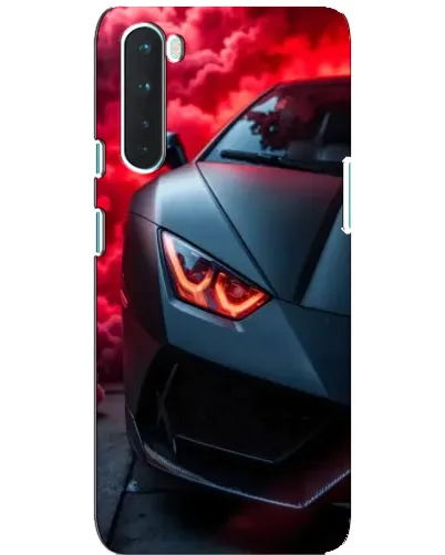 Чехол для OnePlus Nord с картинкой «Lamborghini красное сияние»