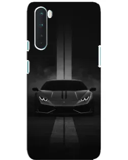 Чехол для OnePlus Nord с картинкой «Lamborghini симметрия дорог»