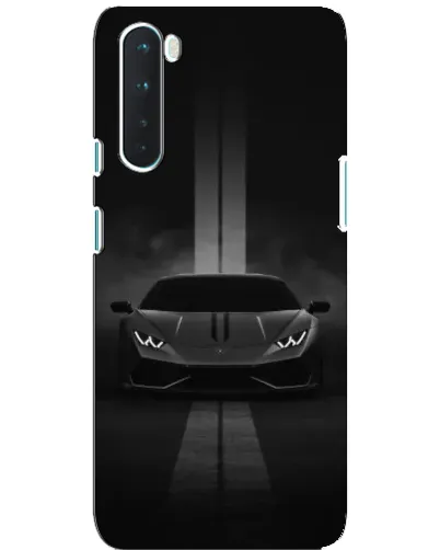 Чехол для OnePlus Nord с картинкой «Lamborghini симметрия дорог»