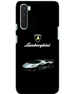 Чехол для OnePlus Nord с картинкой «Логотип Lamborghini классика»