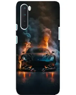 Чехол для OnePlus Nord с картинкой «Lamborghini дымная эстетика»