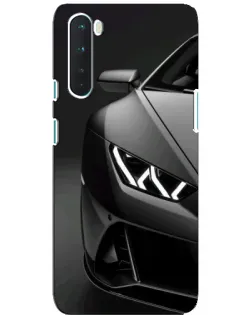 Чехол для OnePlus Nord с картинкой «Lamborghini фары детализация»