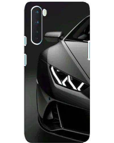 Чехол для OnePlus Nord с картинкой «Lamborghini фары детализация»