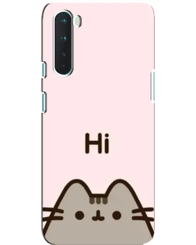Чехол для OnePlus Nord с картинкой «Пушин говорит Hi»