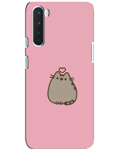 Чехол для OnePlus Nord с картинкой «Pusheen сердце»