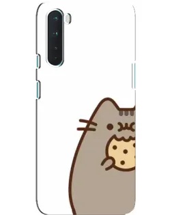 Чехол для OnePlus Nord с картинкой «Пушин с печеньем»