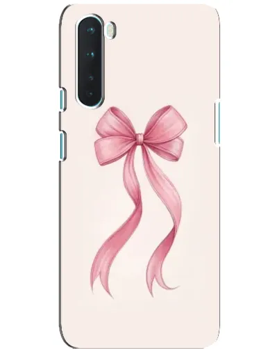 Чехол для OnePlus Nord с картинкой «Розовый бант»