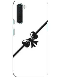 Чехол для OnePlus Nord с картинкой «Диагональный бант»
