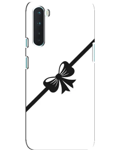 Чехол для OnePlus Nord с картинкой «Диагональный бант»