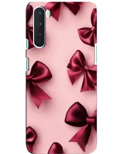 Чехол для OnePlus Nord с картинкой «Бордовый атлас»