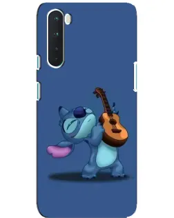 Чехол для OnePlus Nord с картинкой «Стич с укулеле»