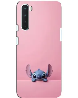 Чехол для OnePlus Nord с картинкой «Stitch выглядывает»